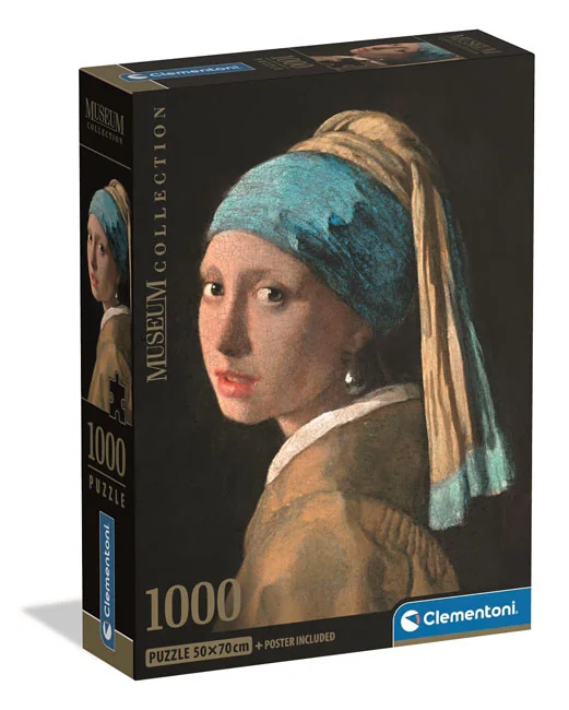 Пазли Clementoni (1000 ел.) "Дівчина з перловою сережкою" Вермер" (50х70) — фото 2