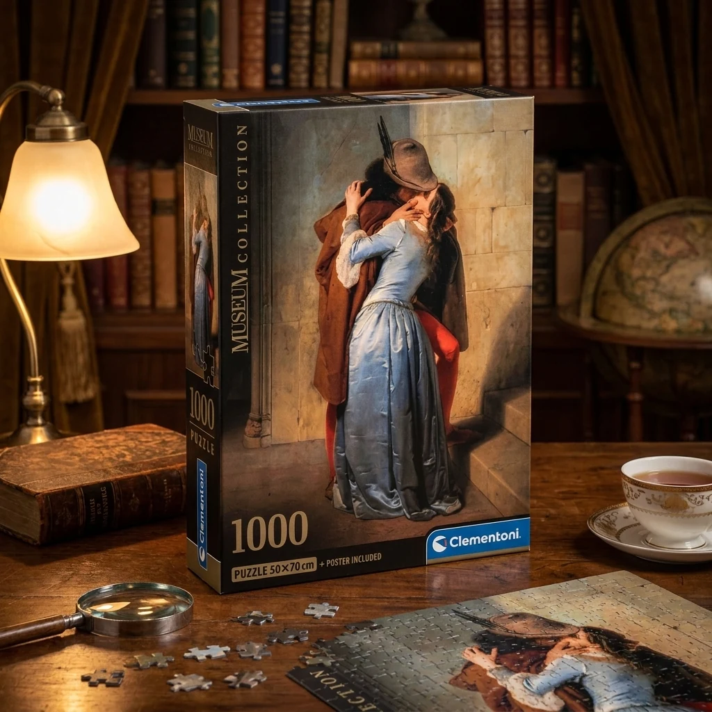 Пазли Clementoni (1000 ел.) "Поцілунок" Франческа Аєц" (50х70)