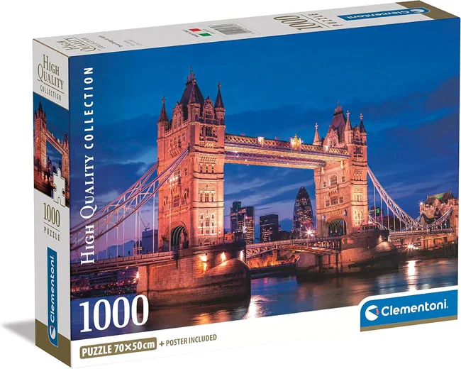Пазли Clementoni (1000 ел.) "Тауерський міст" (50х70) — фото 2