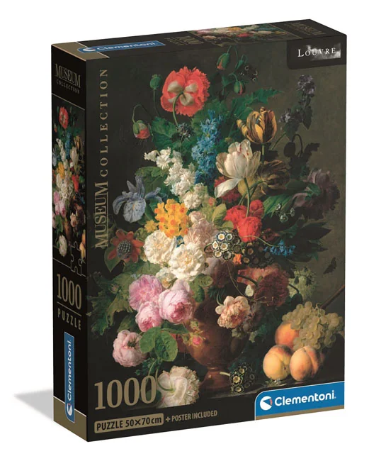 Пазли Clementoni (1000 ел.) "Ваза з квітами" Ван Даль" (50х70) — фото 2