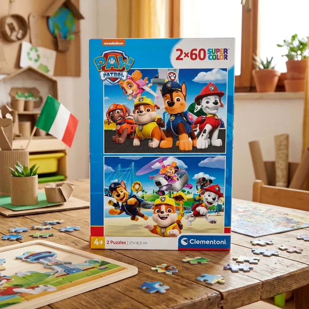 Пазли Clementoni 4+ (60х2 ел.) "Команда собачок" (20х27)