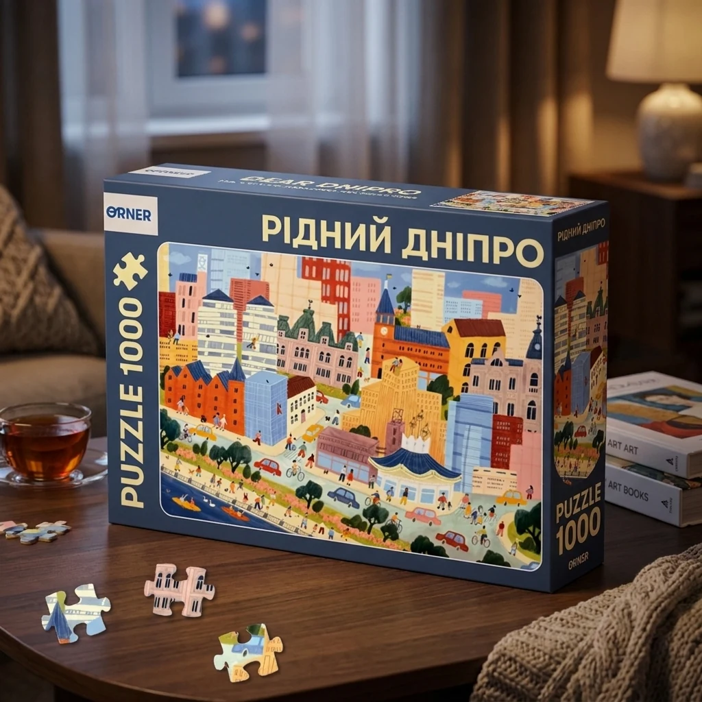 Пазли Orner Дніпро 1000 елементів orner-2332
