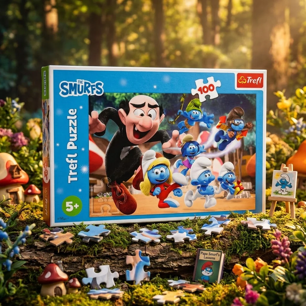 Пазли Trefl 100 The Smurfs Уроки тата Смурфа