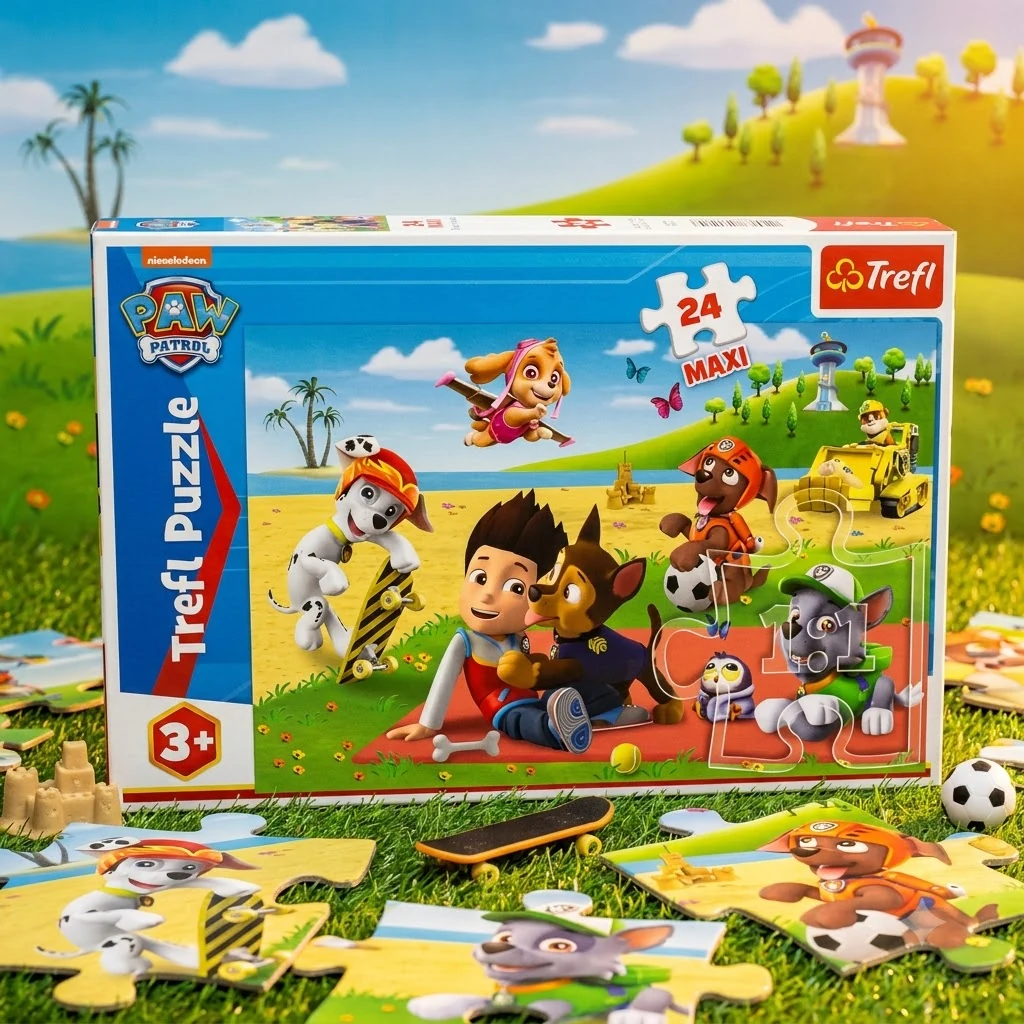 Пазли Trefl 24 Maxi Paw Patrol Веселощі на ковдрі
