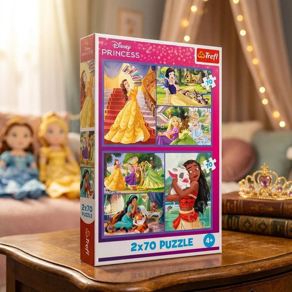 Пазли Trefl 2x70 Princess Казкові дні — 