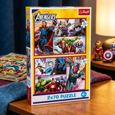 Пазли Trefl 2x70 The Avengers Стати героєм