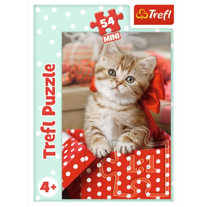 Пазли Trefl 4+ (54 ел.) "Кошеня на подарунок" (20х13) — фото 2