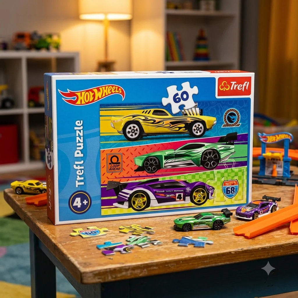 Пазли Trefl 4+ (60 ел.) "Hot Wheels" (22х33)
