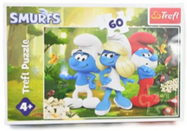 Пазли Trefl 4+ (60 ел.) "The Smurfs Зачарований ліс" (22х33) — фото 2