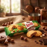 Печиво  Lovita Soft Cream Cookies hazelnut ККФ 127г — фото 1