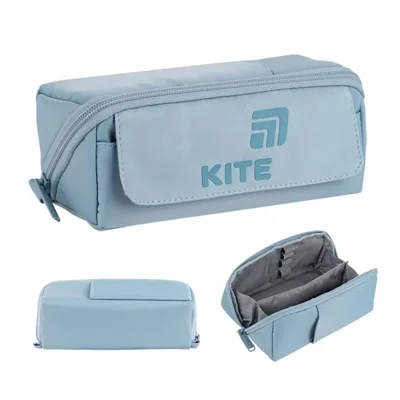 Пенал Kite 2702-2 сіро-блакитний K26-2702-2
