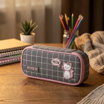Пенал Kite 599 Meow K26-599-13