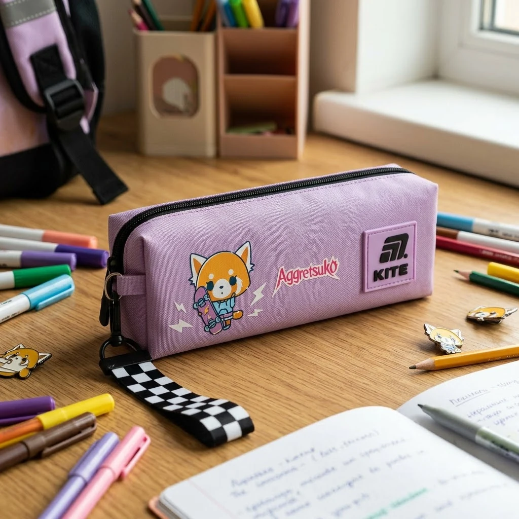 Пенал шкільний "Aggretsuko" Kite AR25-642