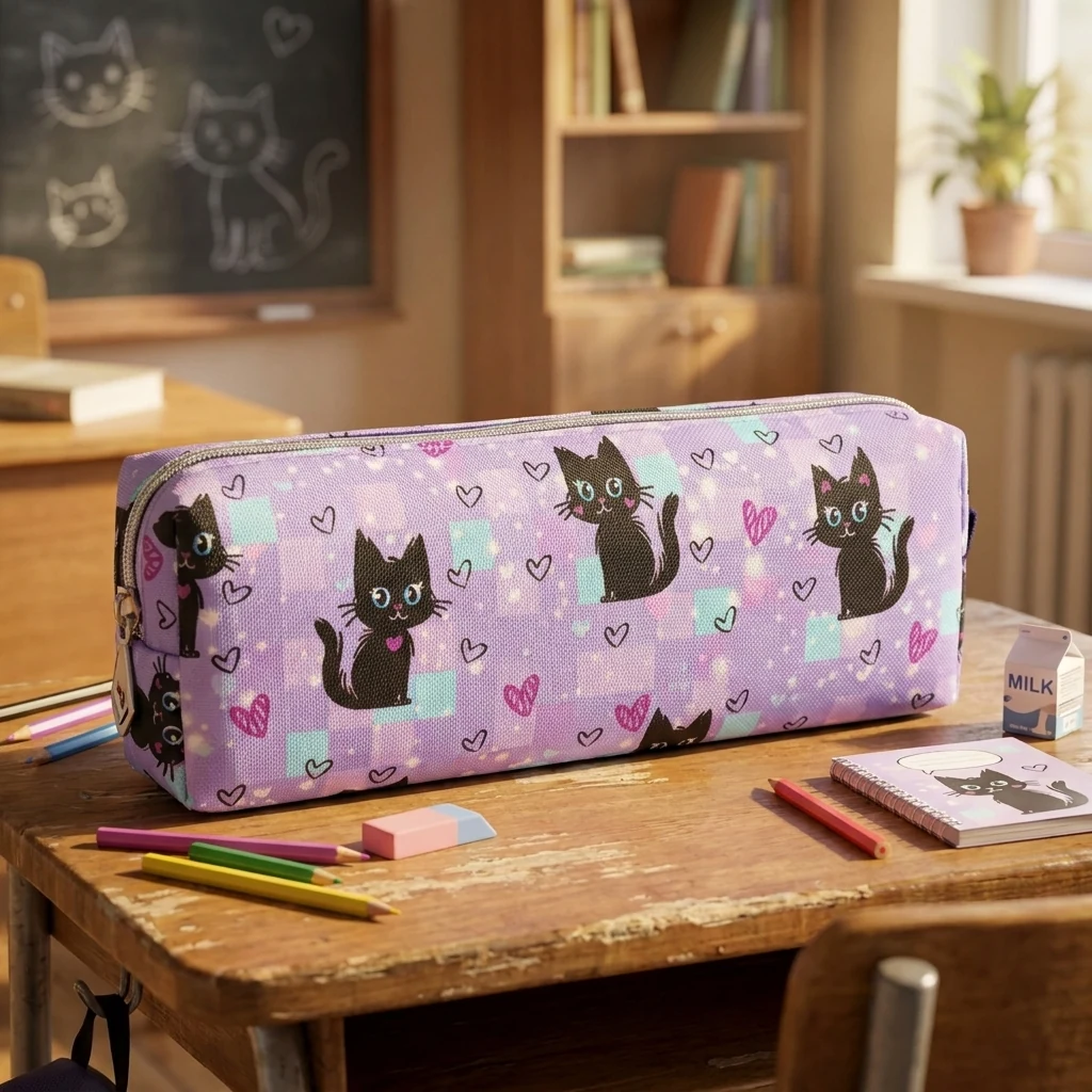 Пенал шкільний "Котик"