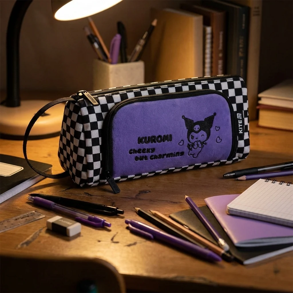 Пенал шкільний "Kuromi" Kite HK26-2700
