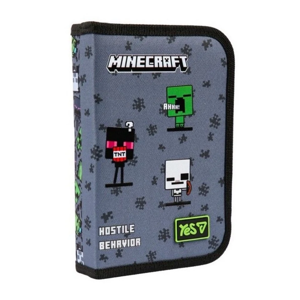 Пенал твердий Yes одинарний з двома клапанами HP-04 Minecraft Reality 533744 533744 — фото 2