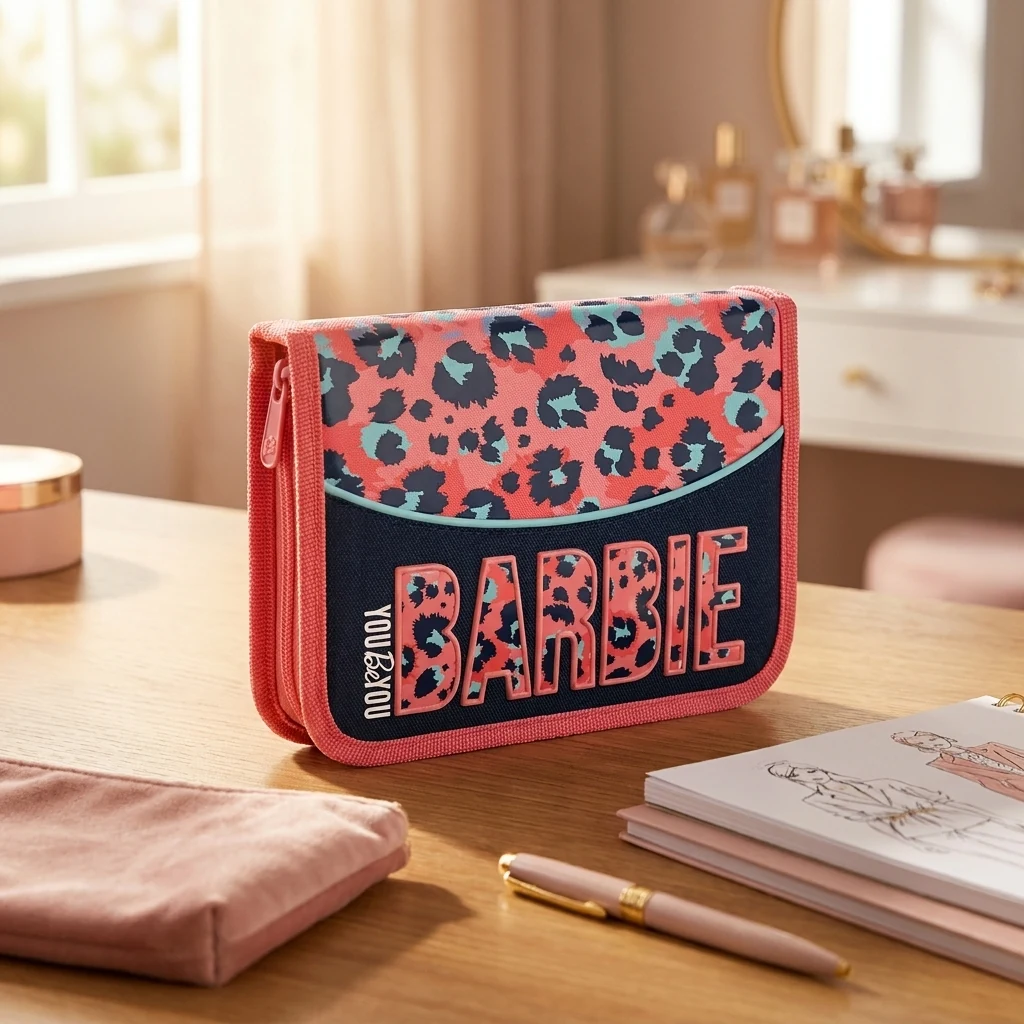 Пенал твердий YES одинарний з клапаном HP-03  Barbie