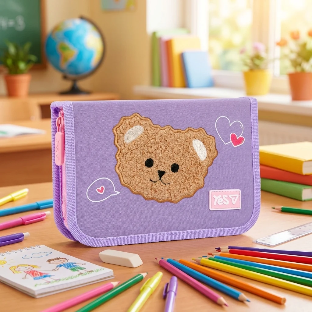 Пенал твердий Yes одинарний з клапаном HP-03 Bear Rules 533728 533728