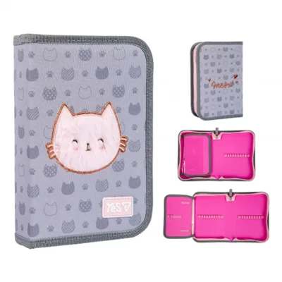 Пенал твердий Yes одинарний з клапаном HP-03 Cat Yes 533868 533868