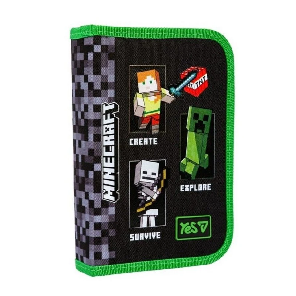 Пенал твердий Yes одинарний з клапаном HP-03 Minecraft Reality 533733 533733 — фото 2