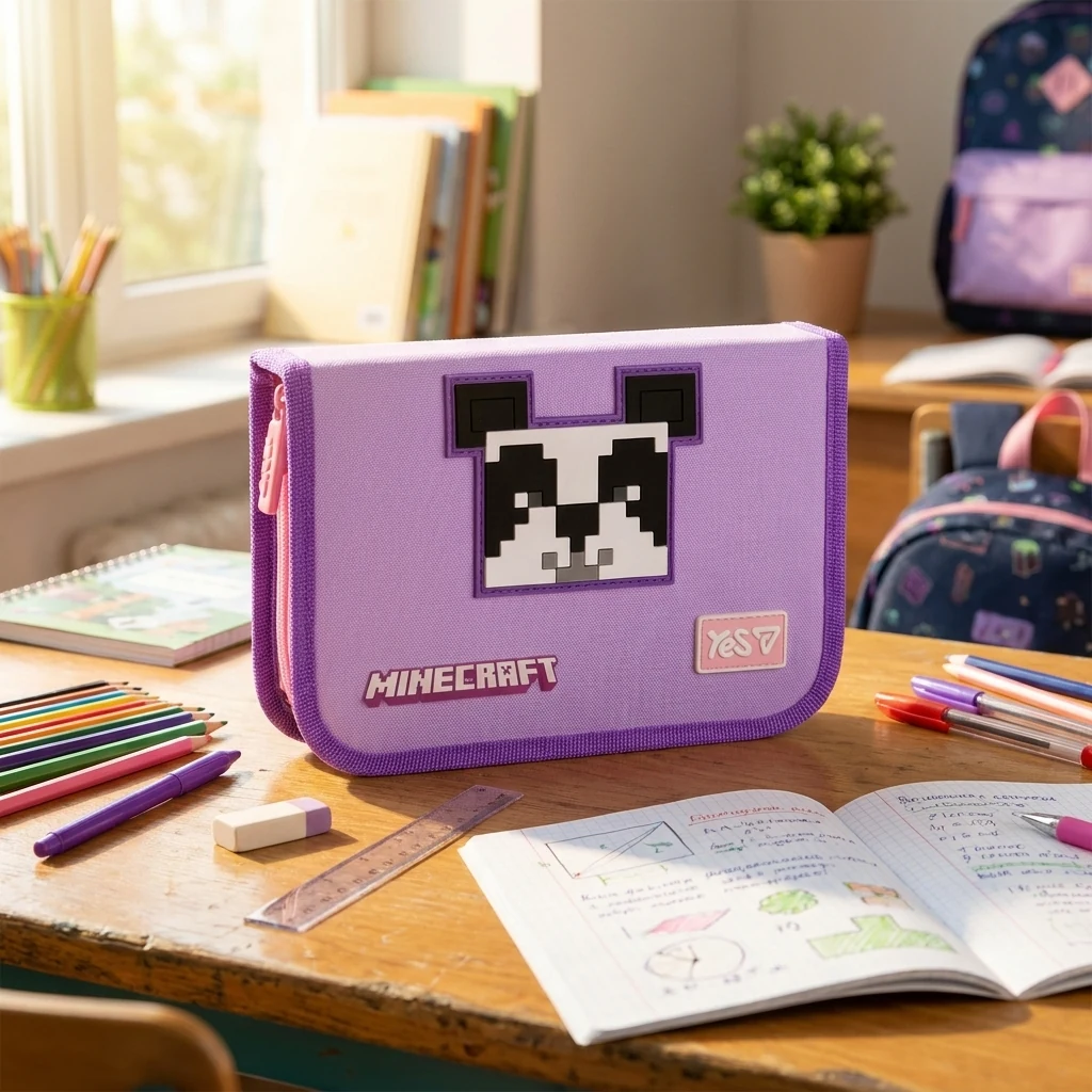 Пенал твердий Yes одинарний з клапаном HP-03 Minecraft Summer 533732 533732