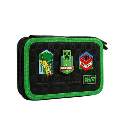 Пенал твердий Yes подвійний HP-01 Minecraft Adventure 533718 533718