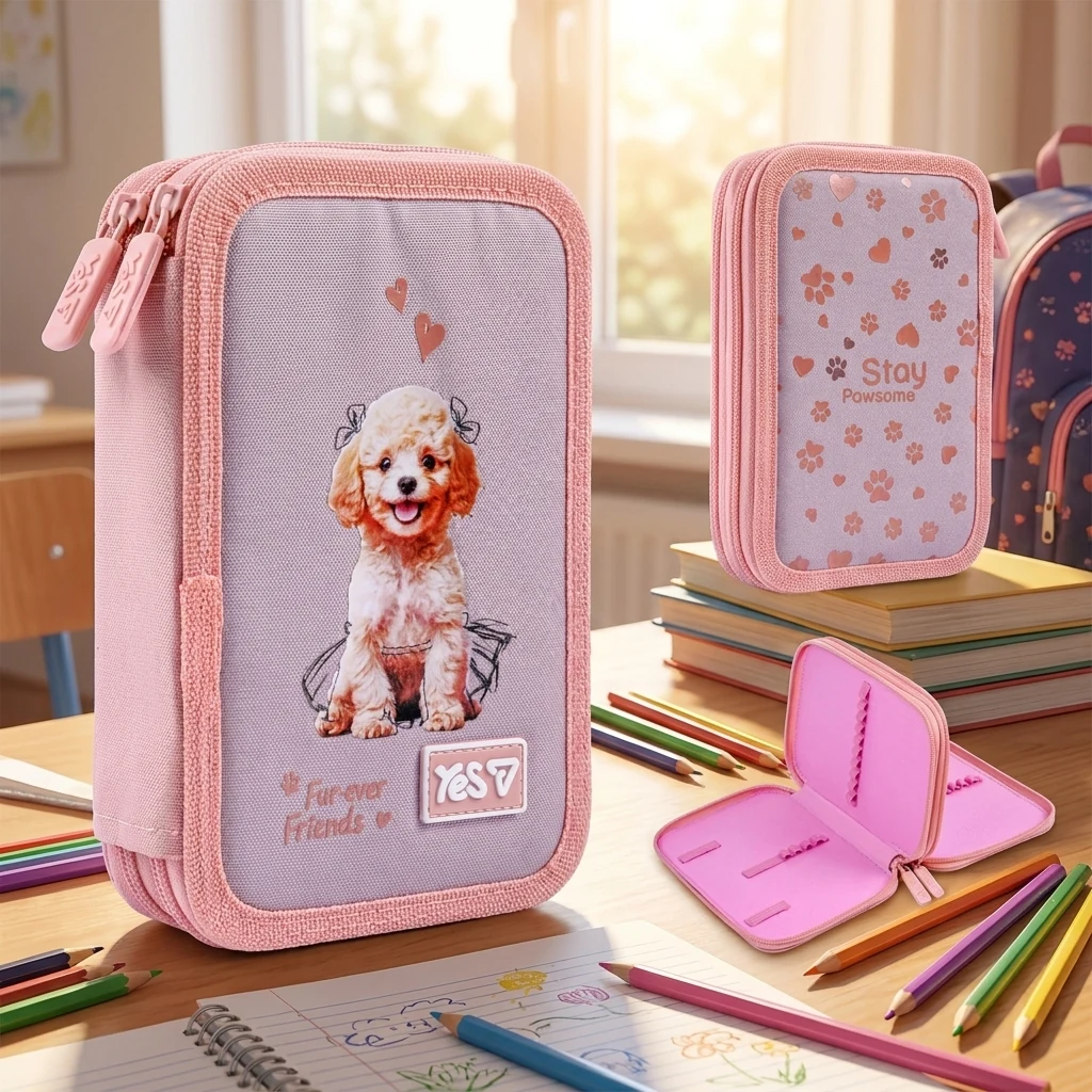 Пенал твердий Yes подвійний HP-01 My Puppy 533713 533713