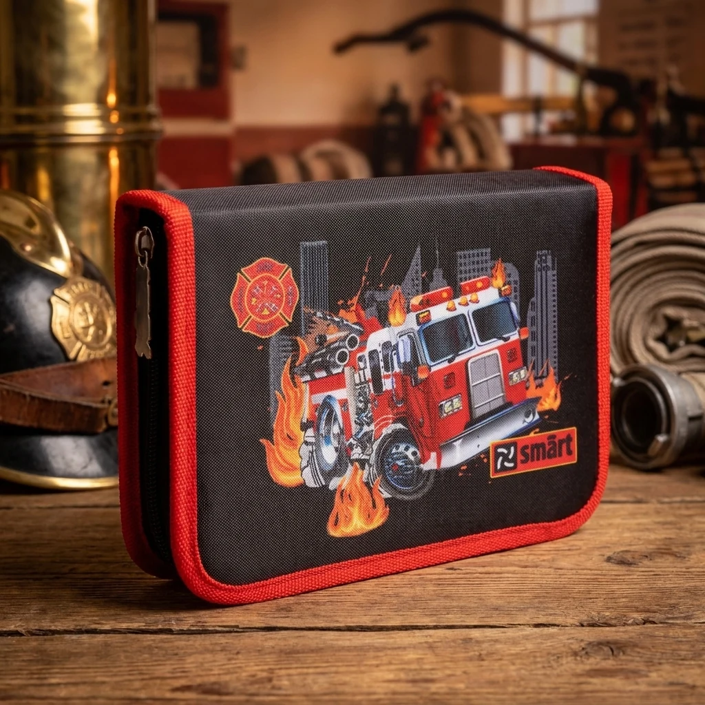Пенал твердий Smart одинарний з двома клапанами HP-04 Fireman
