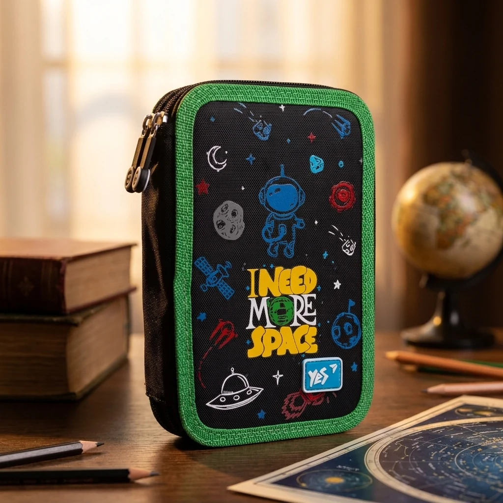 Пенал твердий YES HP-01 подвійний Space 533329