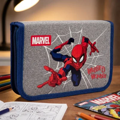Пенал твердий YES одинарний з двома клапанами HP-04 Marvel Spiderman