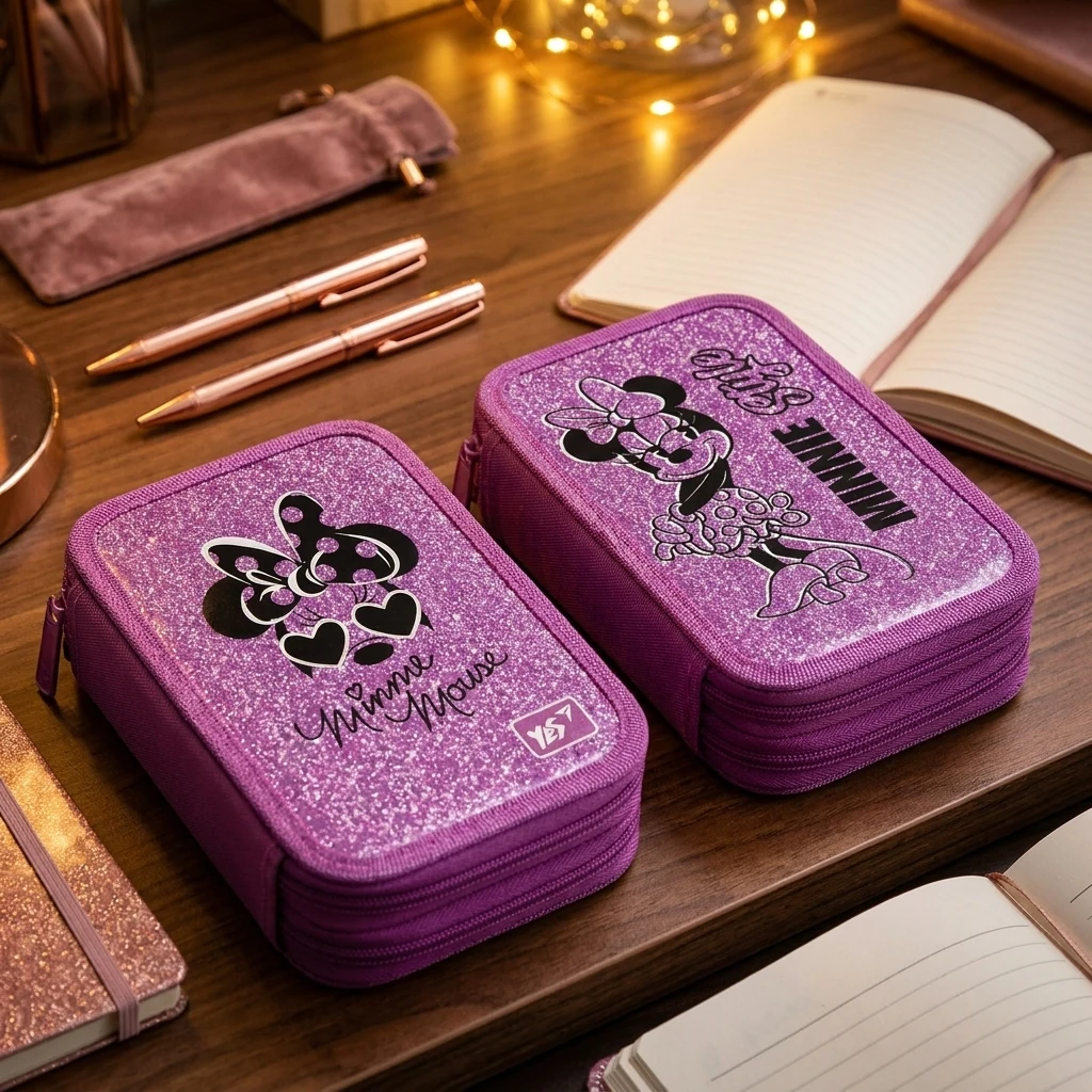 Пенал твердий YES подвійний HP-01 Minnie Mouse