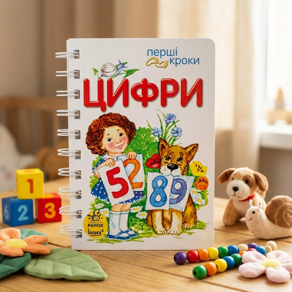 Перші кроки:Цифри. Ранок — Дитяча література