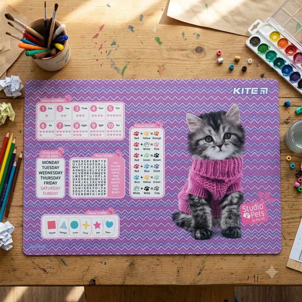 Підкладка Kite "Studio Pets" 42,5*29 см