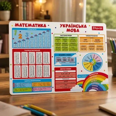 Підкладка пластикова для столу 1Вересня Підказка 492319