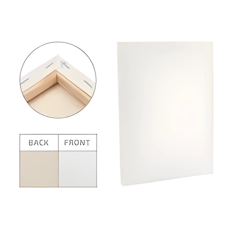 Підрамник 24х30 см дрібне зерно акрил бавовна ROSA Gallery