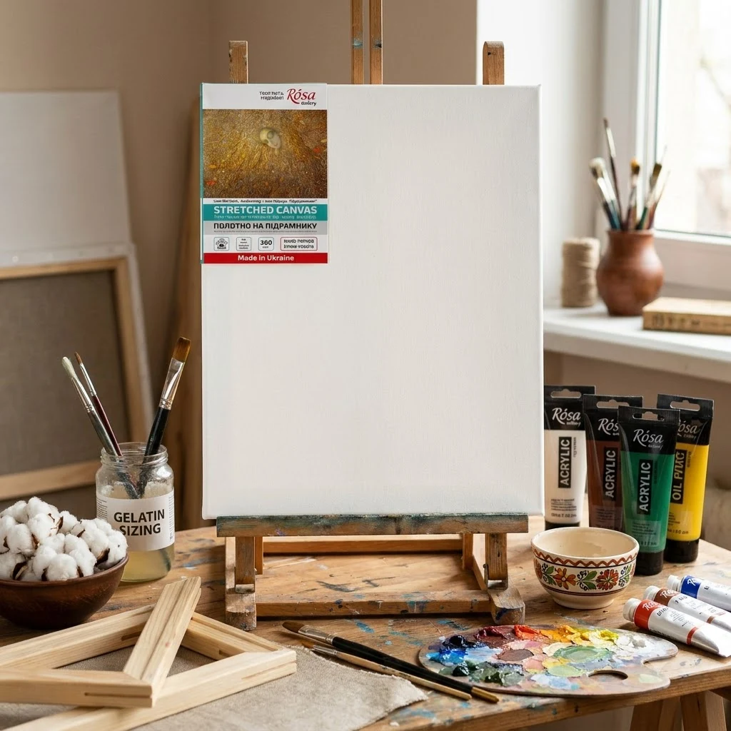Підрамник 40*50, середнє зерно, акрил, бавовна ROSA Gallery