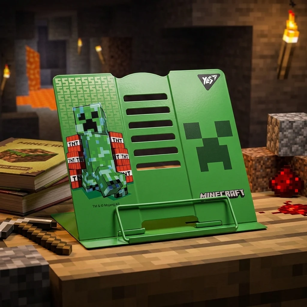 Підставка для книг металева "Minecraft"