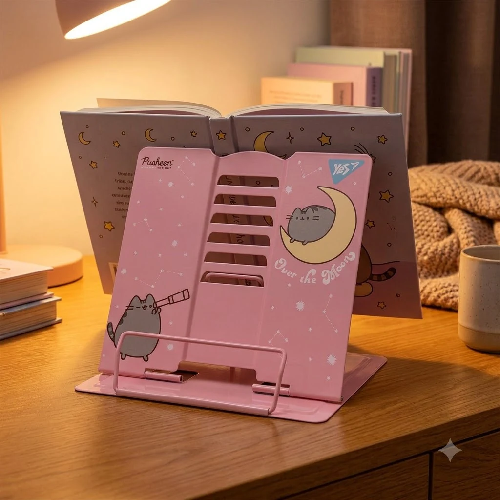 Підставка для книг металева "Pusheen"