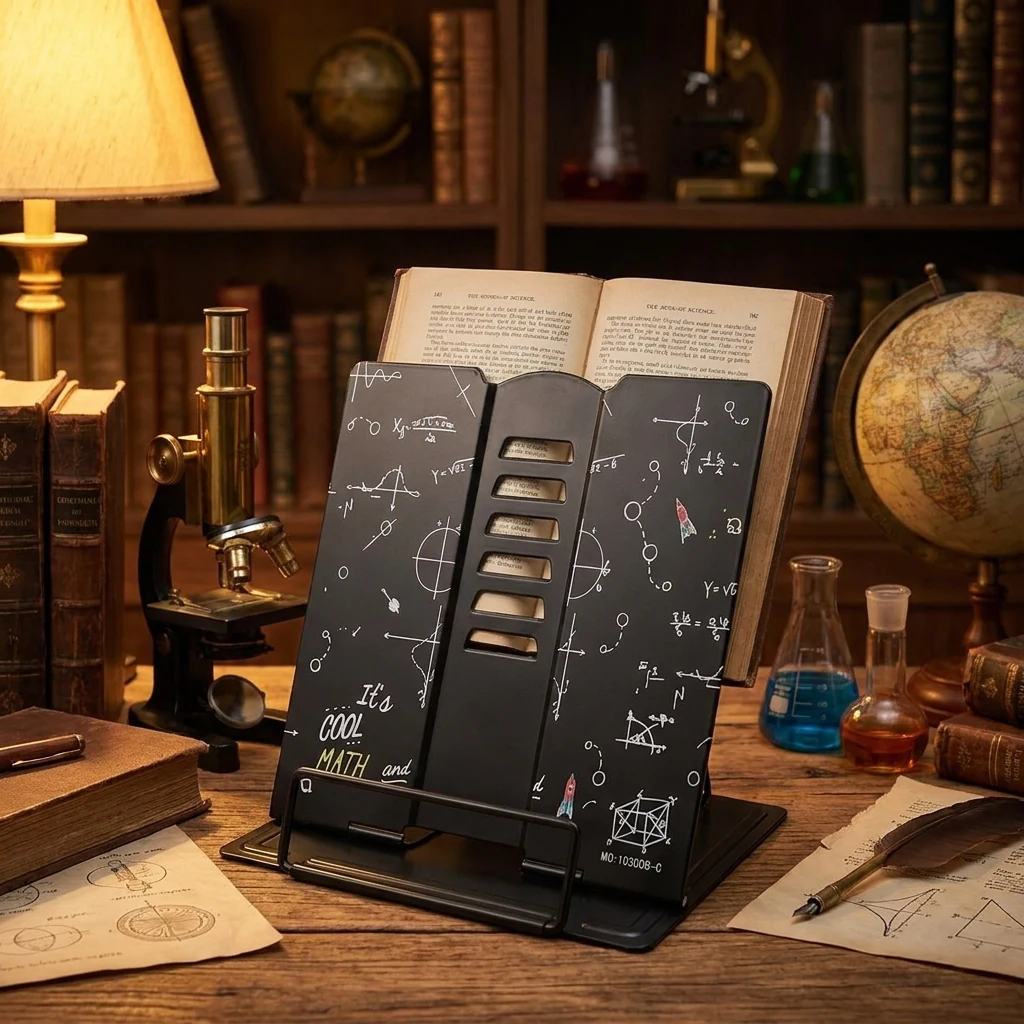Підставка для книг металева "Science"