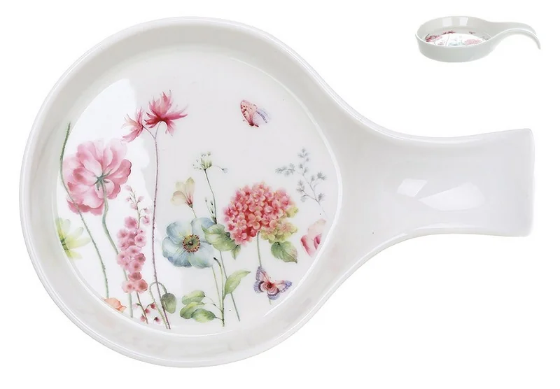Підставка під ложку керамічна 12*18*2,5 см колекція Flower Garden