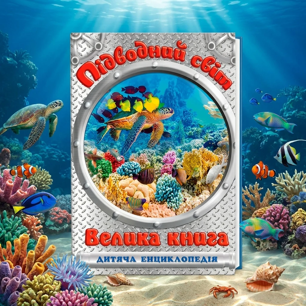 Підводний світ. Велика книга. Дитяча енциклопедія