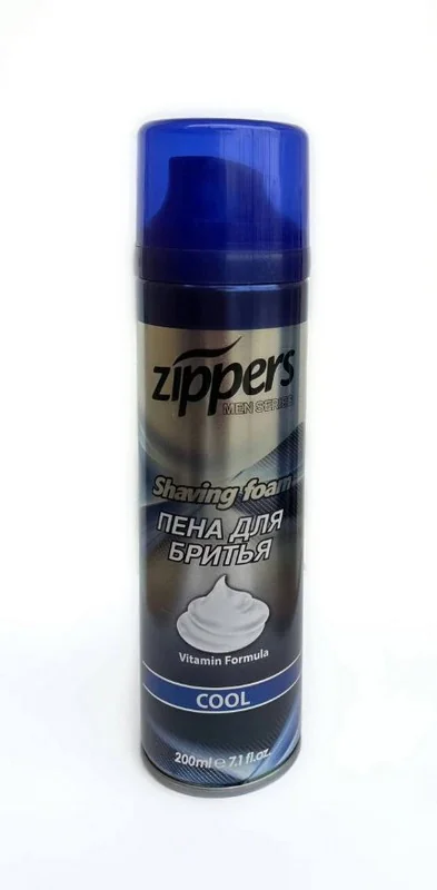 Піна для гоління ZIPPERS 200мол