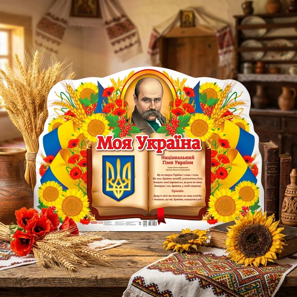 Плакат. Моя країна - Україна. 62*42 см