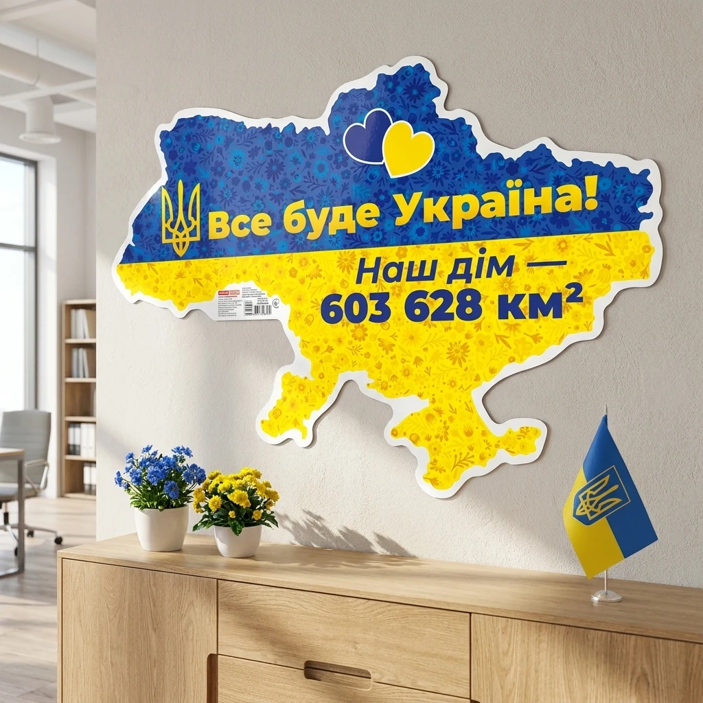 Плакат. Все буде Україна! 620х420 мм