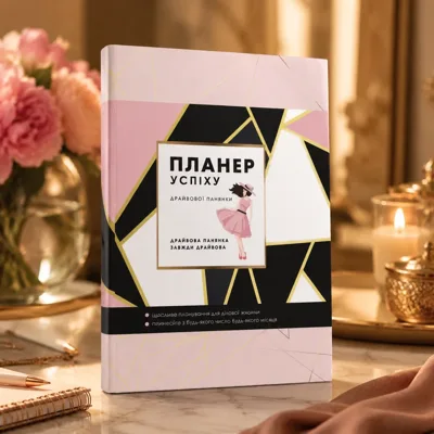 Планер успіху Пудровий зі супер обкладинкою Мандрівець Для жінок
