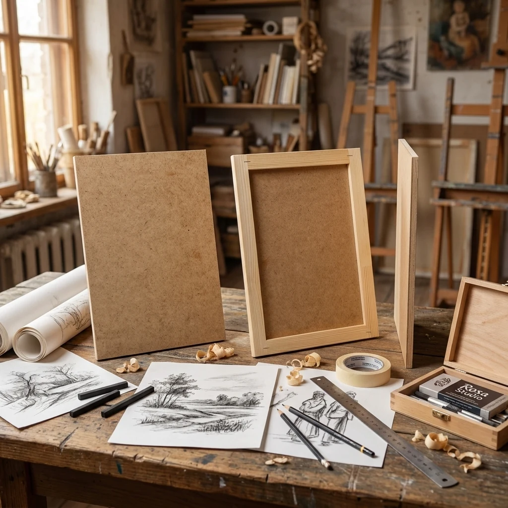 Планшет ДВП, 20*30 см, Rosa Studio