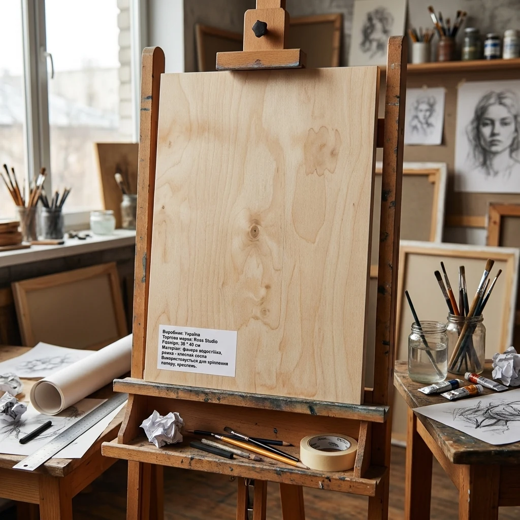 Планшет фанера, 30*40 см, Rosa Studio
