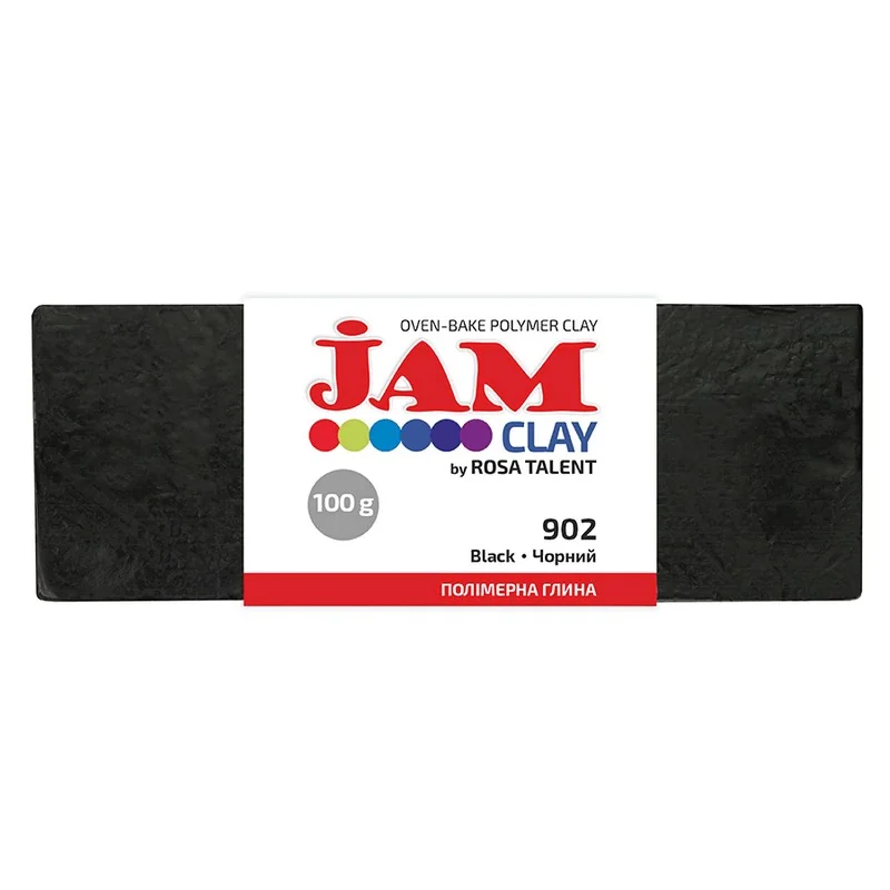 Пластика чорна, 100 г, "Jam Clay", Rosa Talent