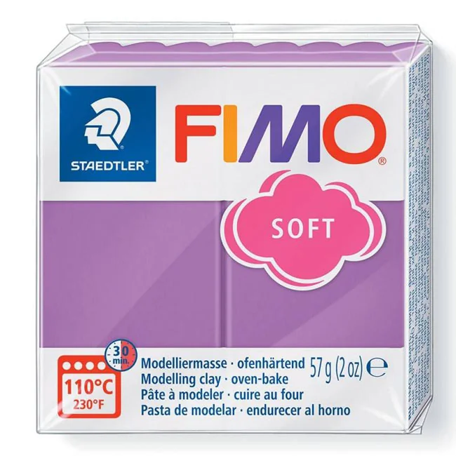 Пластика чорничний коктейль, 57г, "Soft ", Fimo
