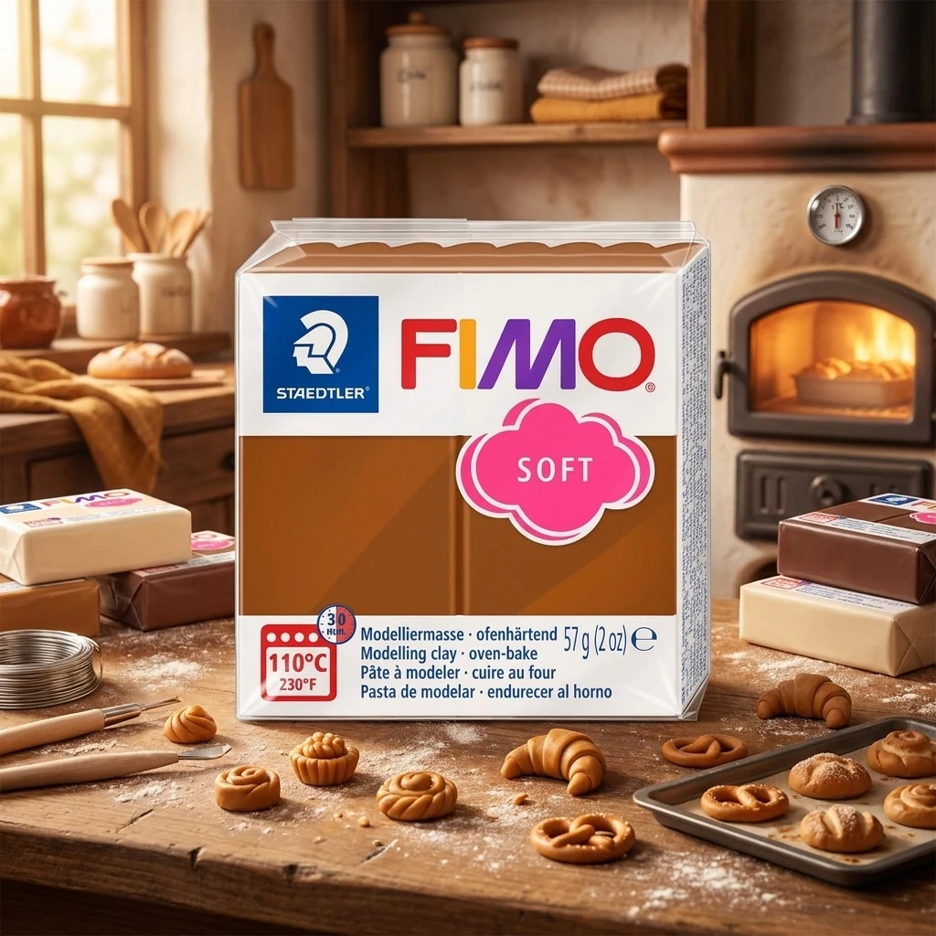 Пластика карамель, 57г, "Soft ", Fimo